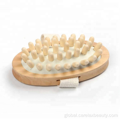 Body Massage Brush natural wooden body massage brush Supplier